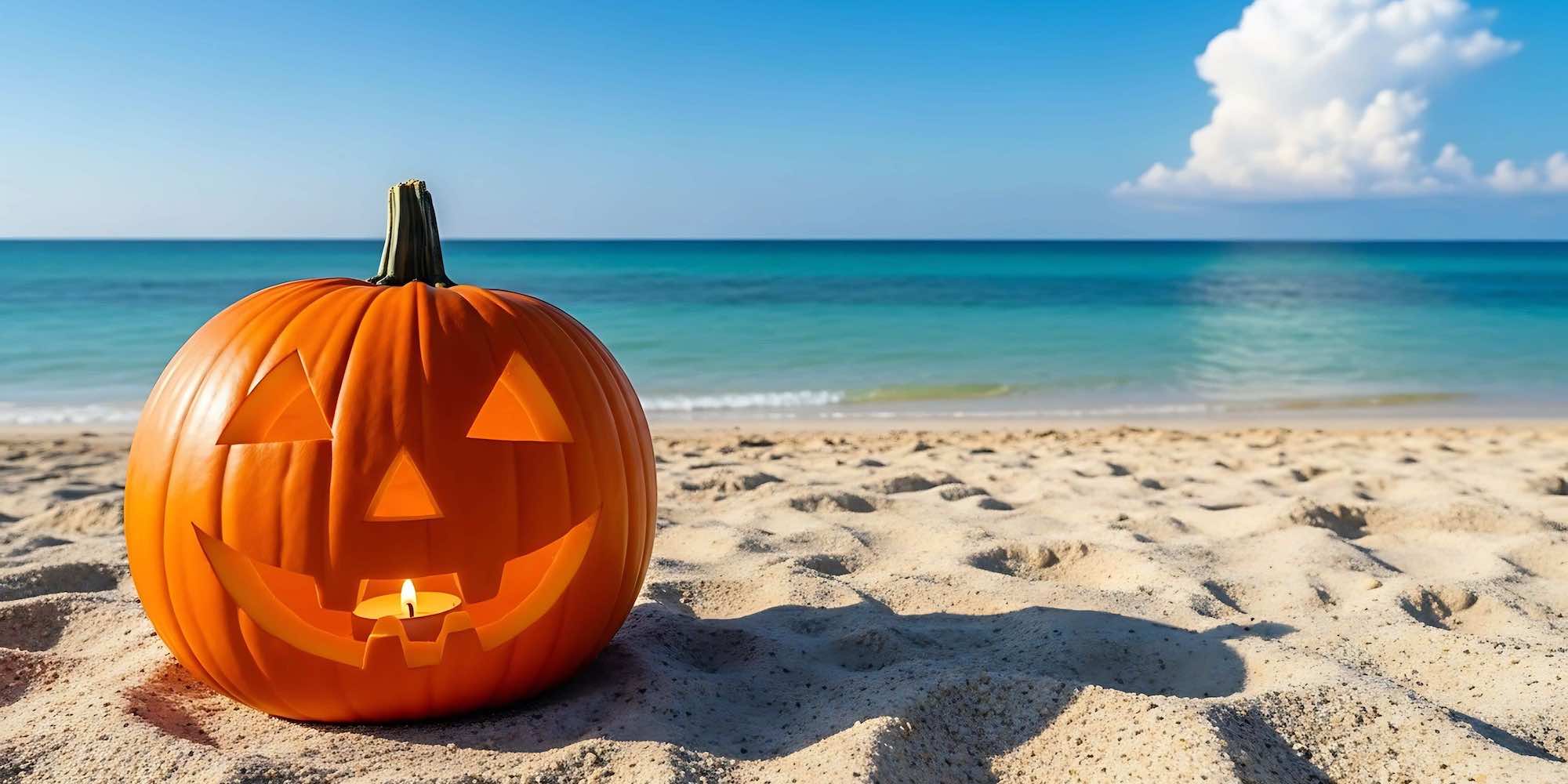Et si vous fêtiez Halloween en bord de mer ? L’automne n’a jamais été aussi magique background poster